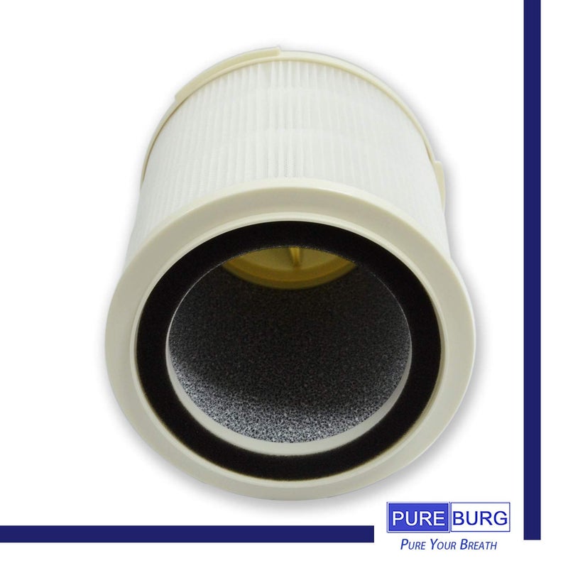 PUREBURG Replacement Filter Compatible with INTEY NY-BG55 Air Purifier,2-Pack H13 4-Stage Filtration Activated carbon Air Clean Dust VOCs Odor PM2.5 - Image 4